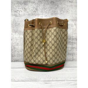 Gucci Vintage Ophidia GG Bucket Bag